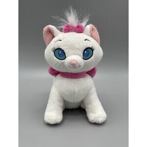 Disney Aristocats Marie White Cat Plush 7 Inch Stuffed Animal Just Play